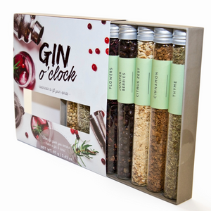 Gin O Clock Gin Gift Set | Make Your Own Flavoured Gin | Infuse Your Craft Gin | 8 Botanical Ingredients