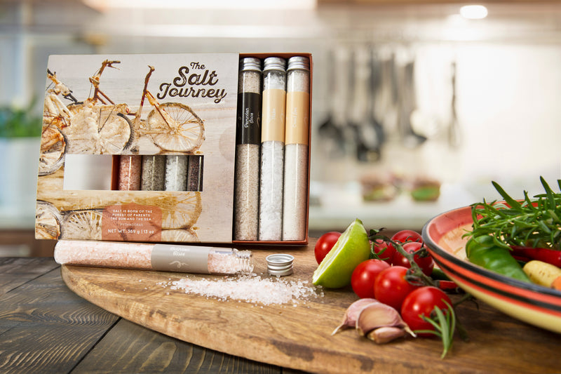 The Salt Journey | Collection of 8 Different Natural Salts
