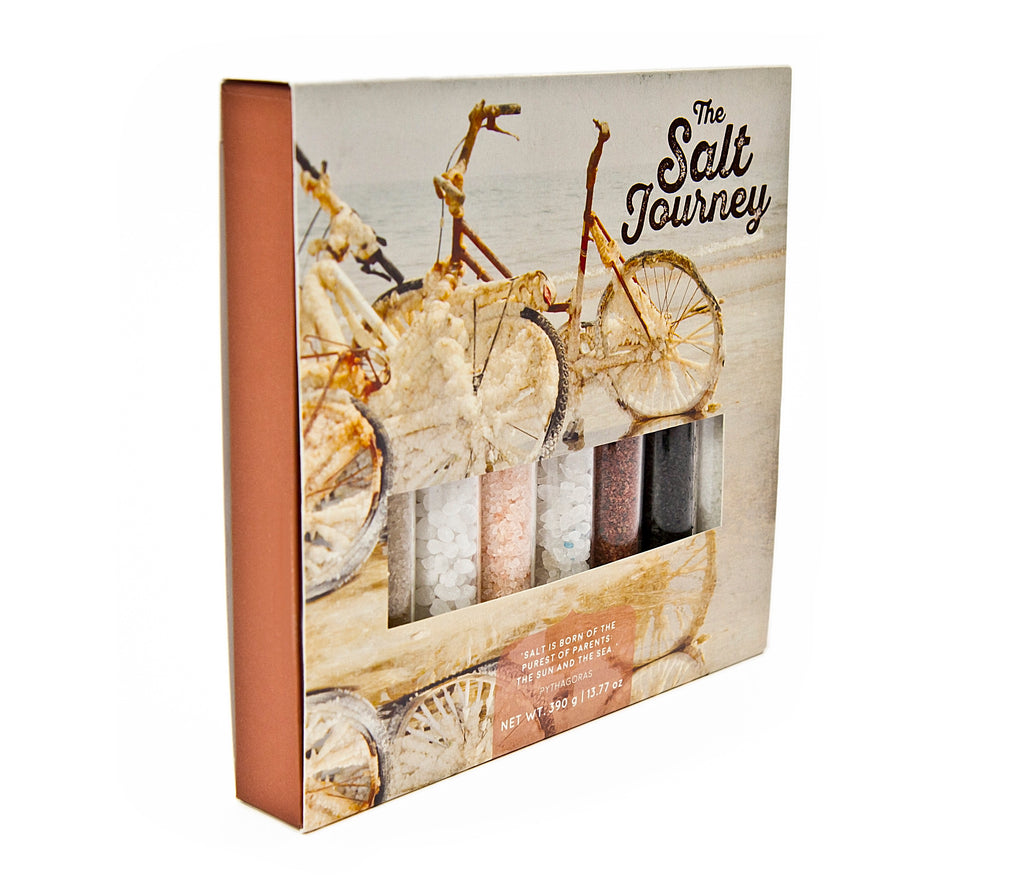 The Salt Journey | Collection of 8 Different Natural Salts
