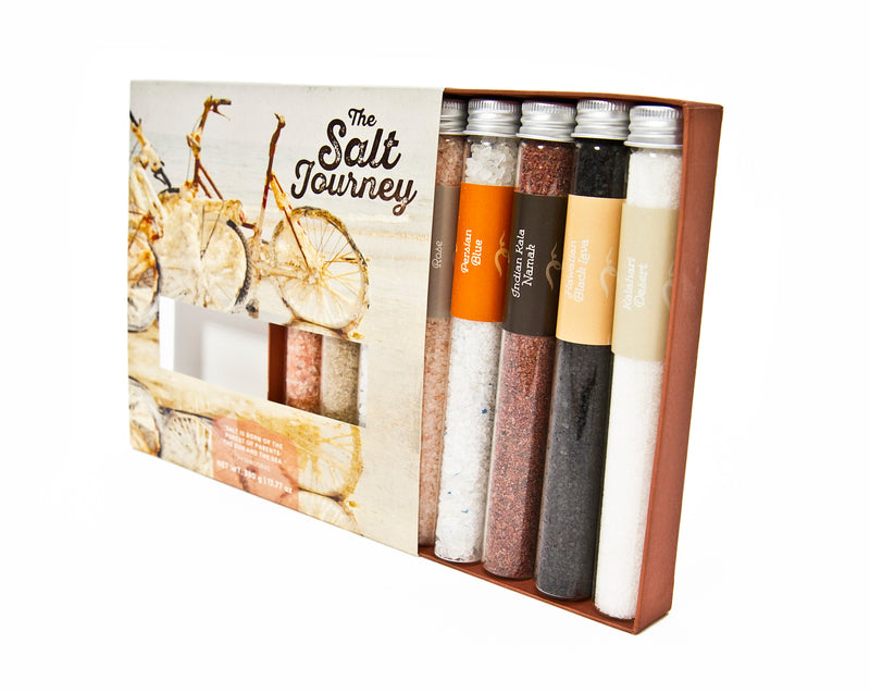 The Salt Journey | Collection of 8 Different Natural Salts