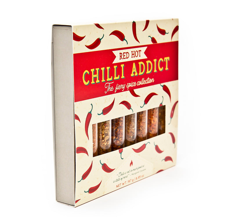 Red Hot Chilli Addict | Collection of 8 Fiery Spices