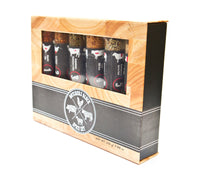 Butchers Block | 6 XL Glass Tubes Spice Gift Set | BBQ Masters Treat