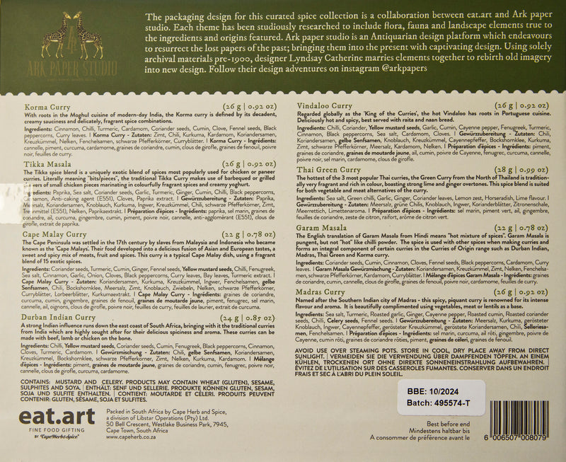 Curry Spice Premium World Selection | 8 Unique Blends | Curry Lovers Gift Set