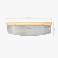 Large Pizza Cutter Rocker Stainless Steel 33.5cm