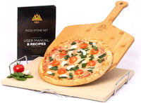 Pizza Stone Set | BBQ grill and Oven use | Rectangle