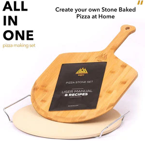 Pizza Stone Set | BBQ or Oven use | Round