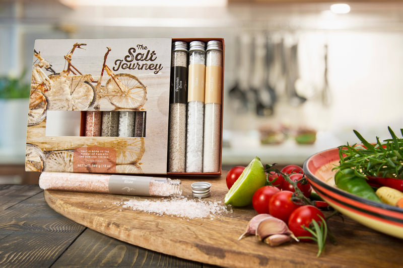 The Salt Journey | Collection of 8 Different Natural Salts
