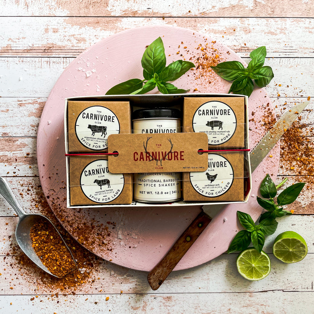Carnivore Club | Meat Spice Gift Set | Roasts & BBQ Rubs with Handy Shaker