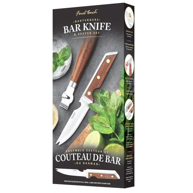 Bar Knife and Zester Set